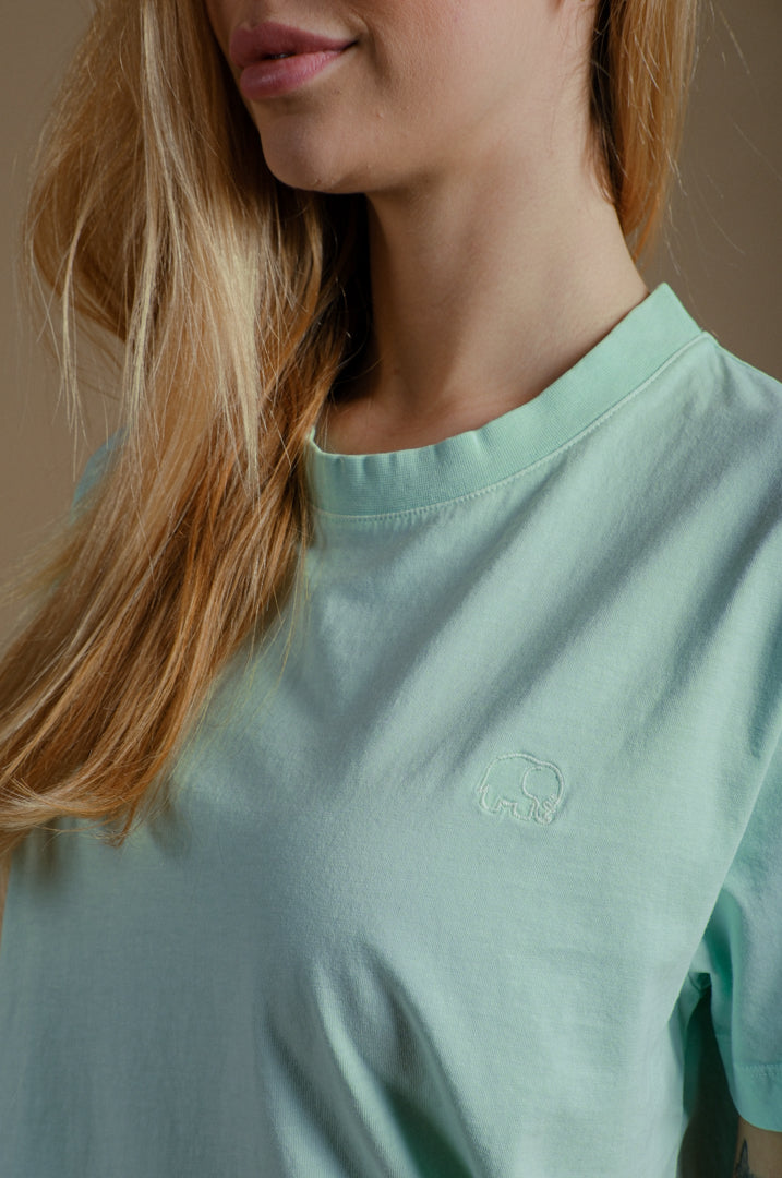 Women's Essential Pigment T-Shirt Dusty Aqua