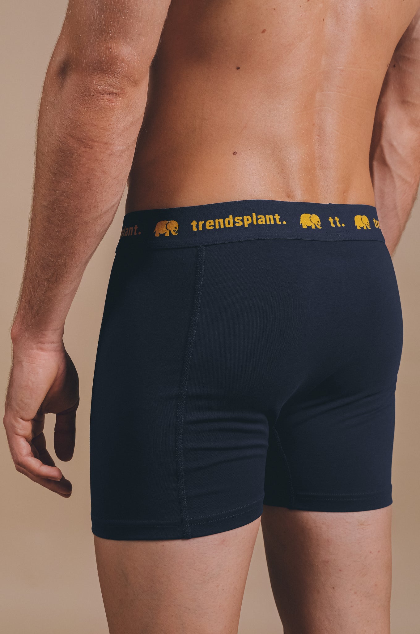 Organic Essential Boxer Briefs Navy