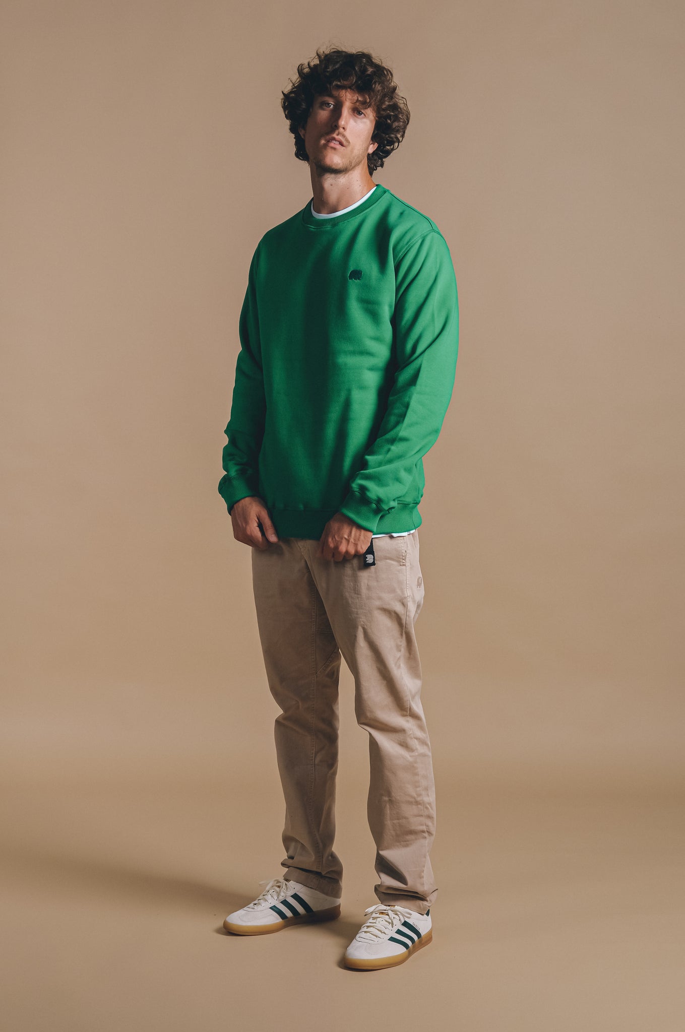 Organic Essential Sweater Bosphorus Green