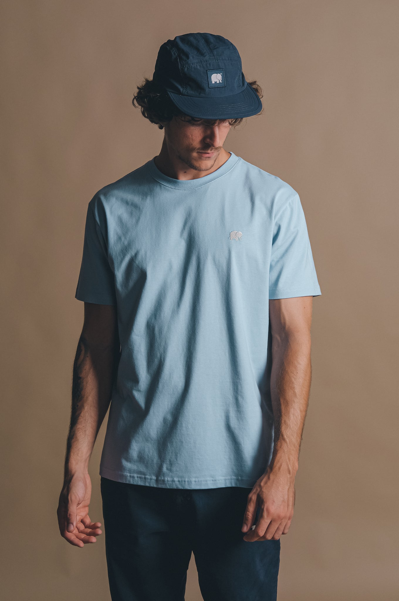 Water Repellent Nylon Five Panel Cap Trendsplant Blue