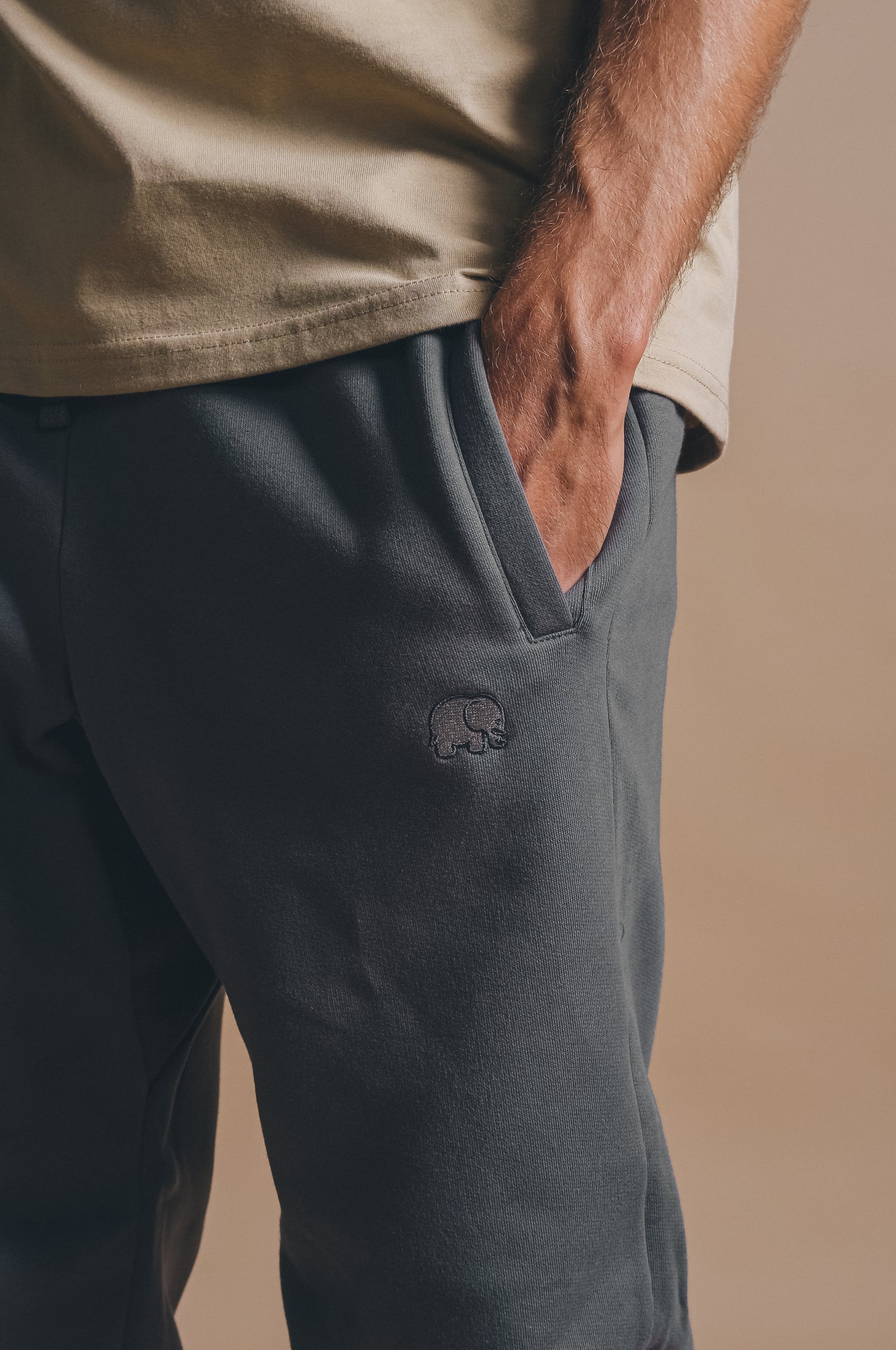 Organic Essential Sweatpants Thunderstorm