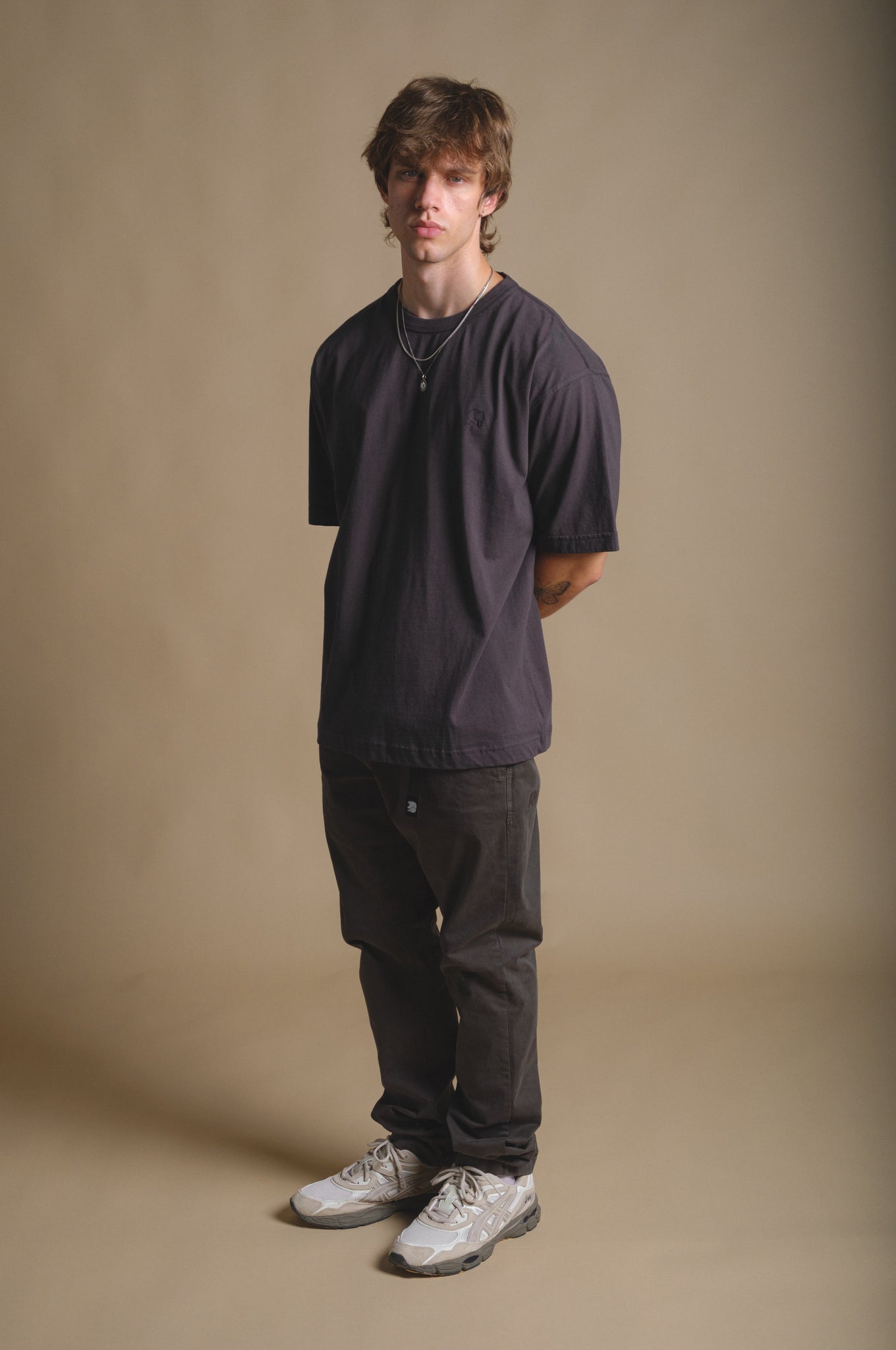 Essential Garment Heavyweight Oversized T-Shirt Pirate Black