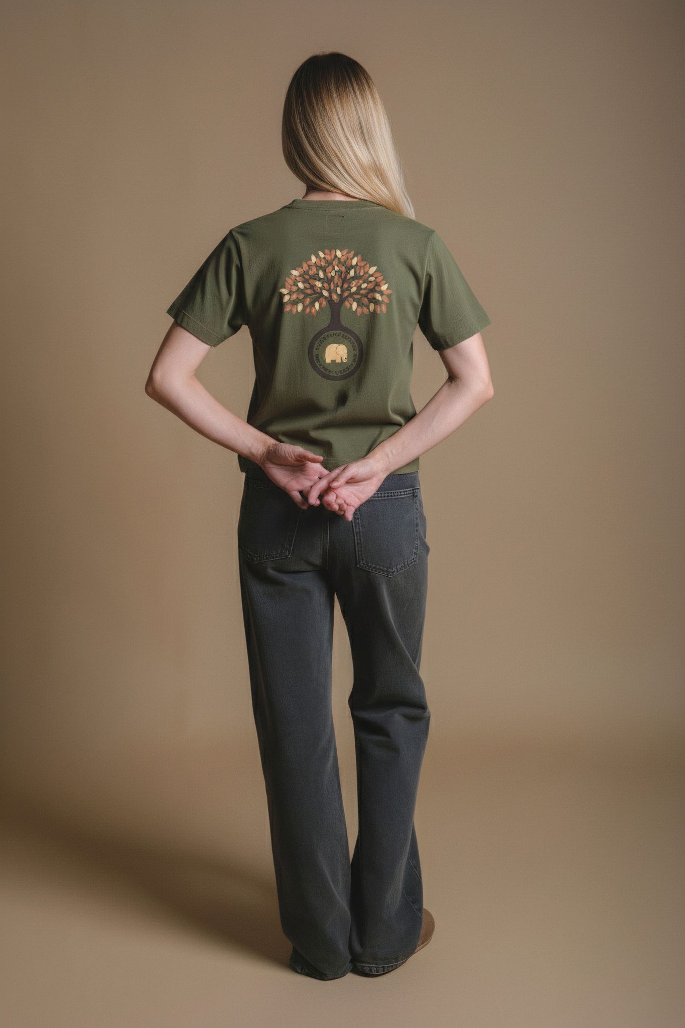 Women's Fafe Pigment T-Shirt Oak Green