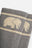 Close-up detail of Grey Organic Cotton Athletic Socks featuring an elephant design | TP_IMAGE_TYPE=DETAIL