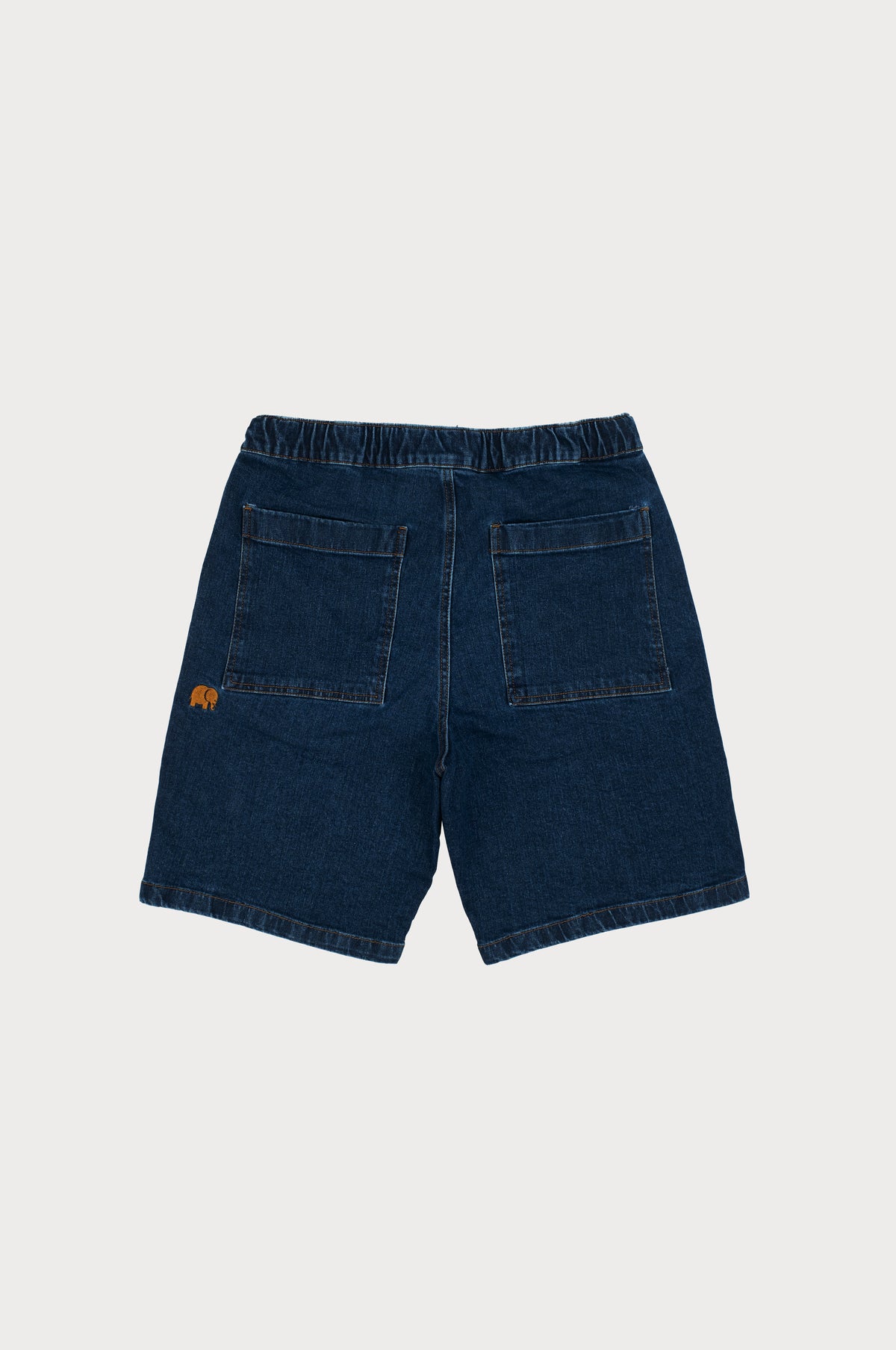 Silhouette arrière du Recycled Denim Climber Shorts Dark Wash | TP_IMAGE_TYPE=SILHOUETTE_BACK