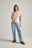 Persona che indossa una t-shirt Pale Pink, vista frontale | TP_IMAGE_TYPE=MODEL_FRONT
