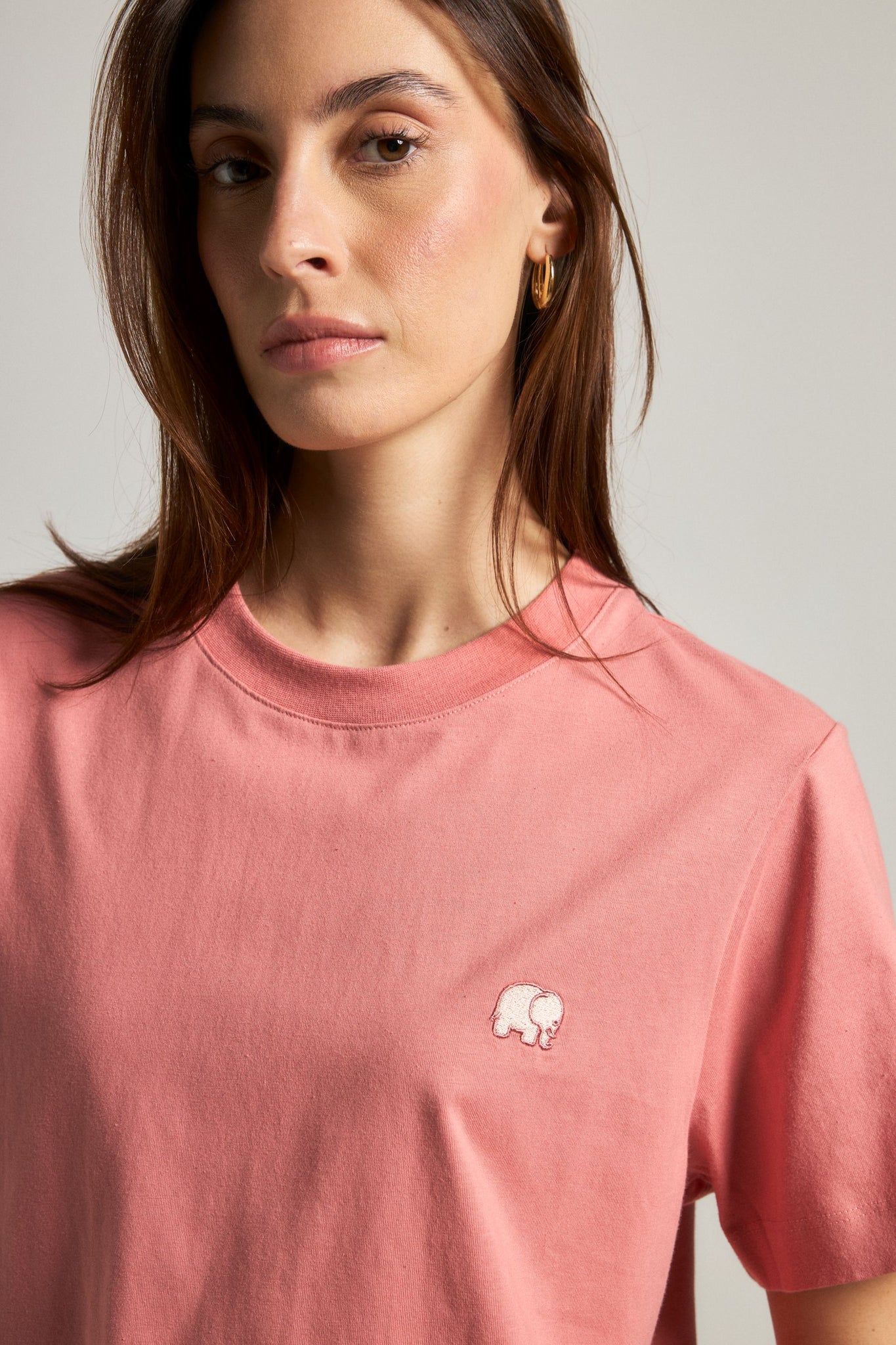 Camiseta Mujer Orgánica Esencial Rossette Pink