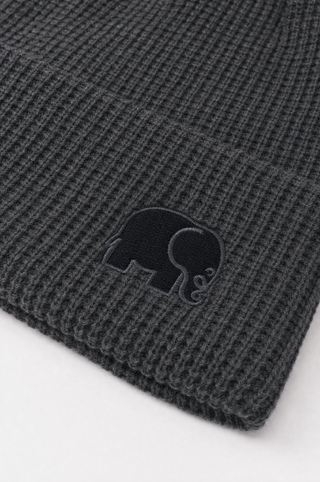 Berretto in maglia waffle antracite con risvolto | TP_IMAGE_TYPE=DETAIL