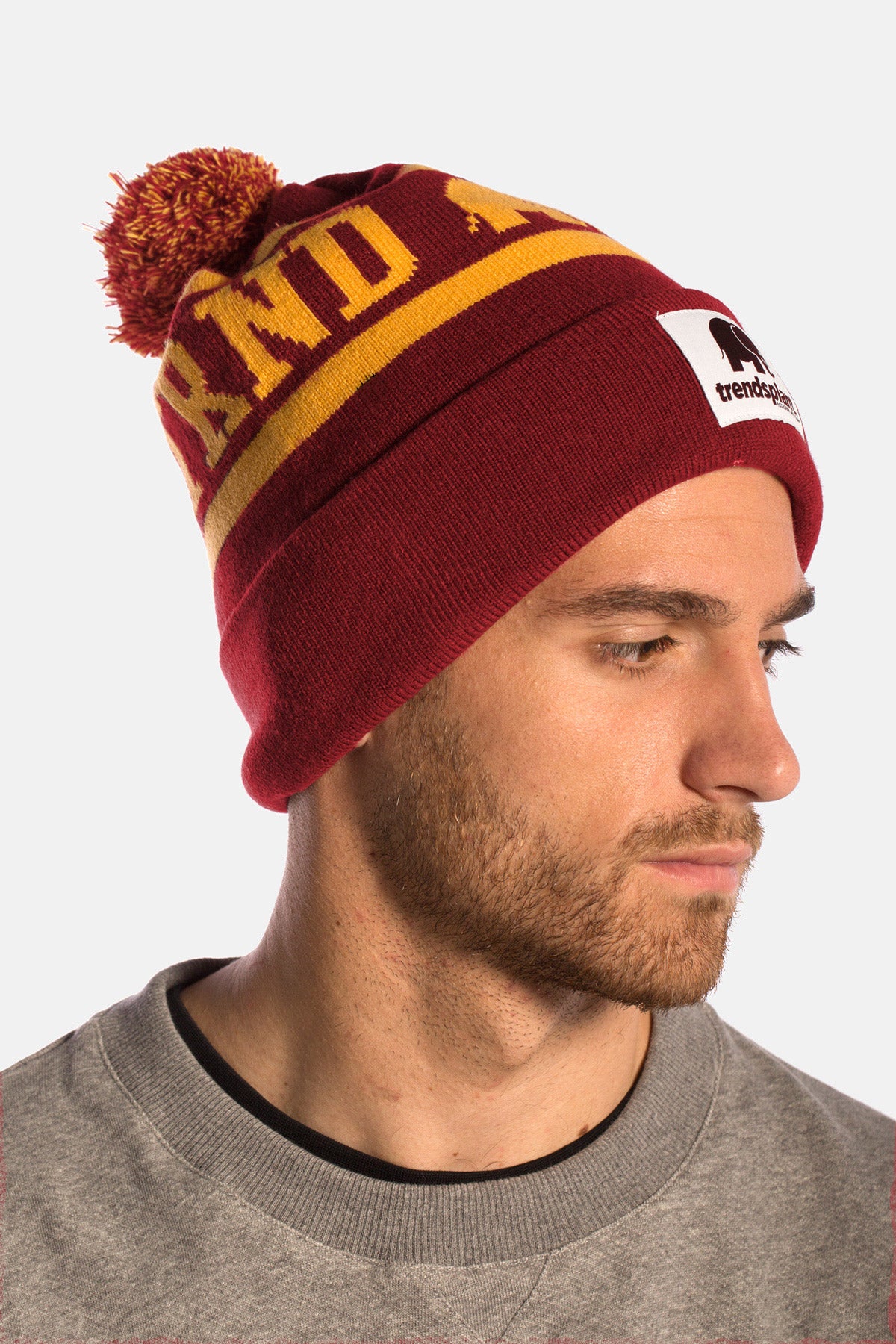 Gorro College Scarlet Red