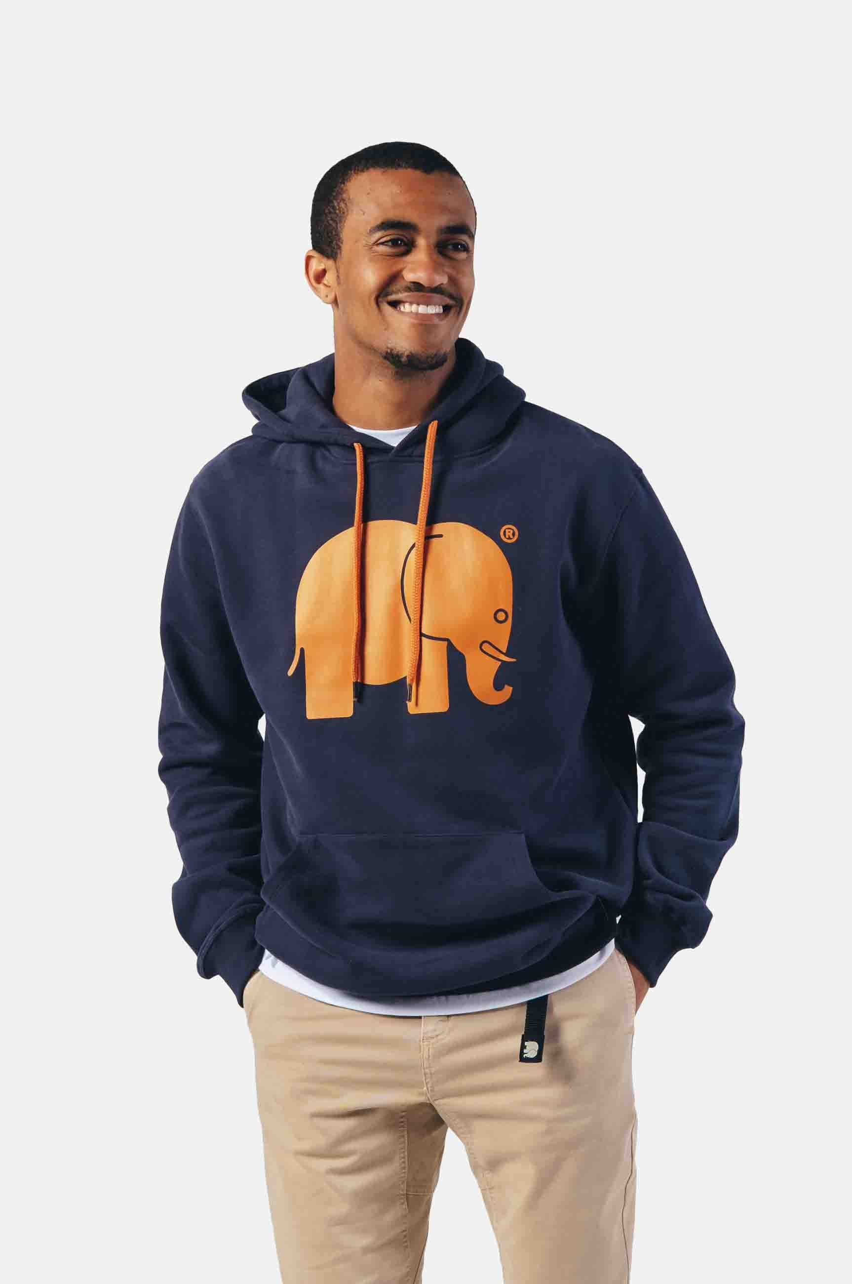 Sudadera Capucha Org nica Cl sica Trendsplant Blue