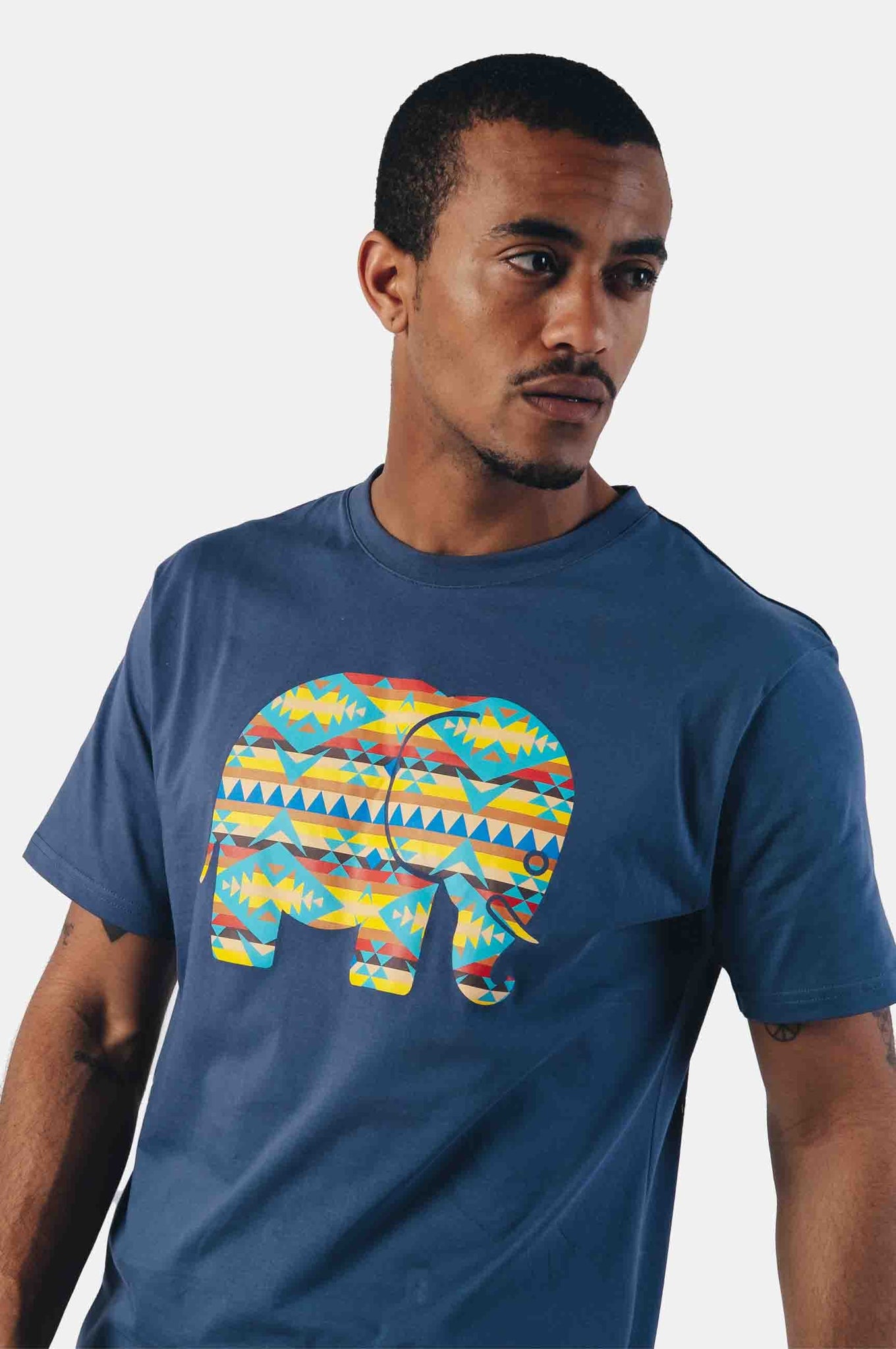 Navajo Organic Classic T-shirt Blue