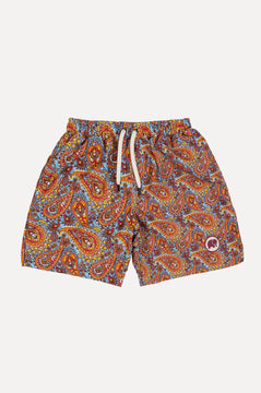 Caribbean Paisley SEAQUAL®YARN Swim Trunks
