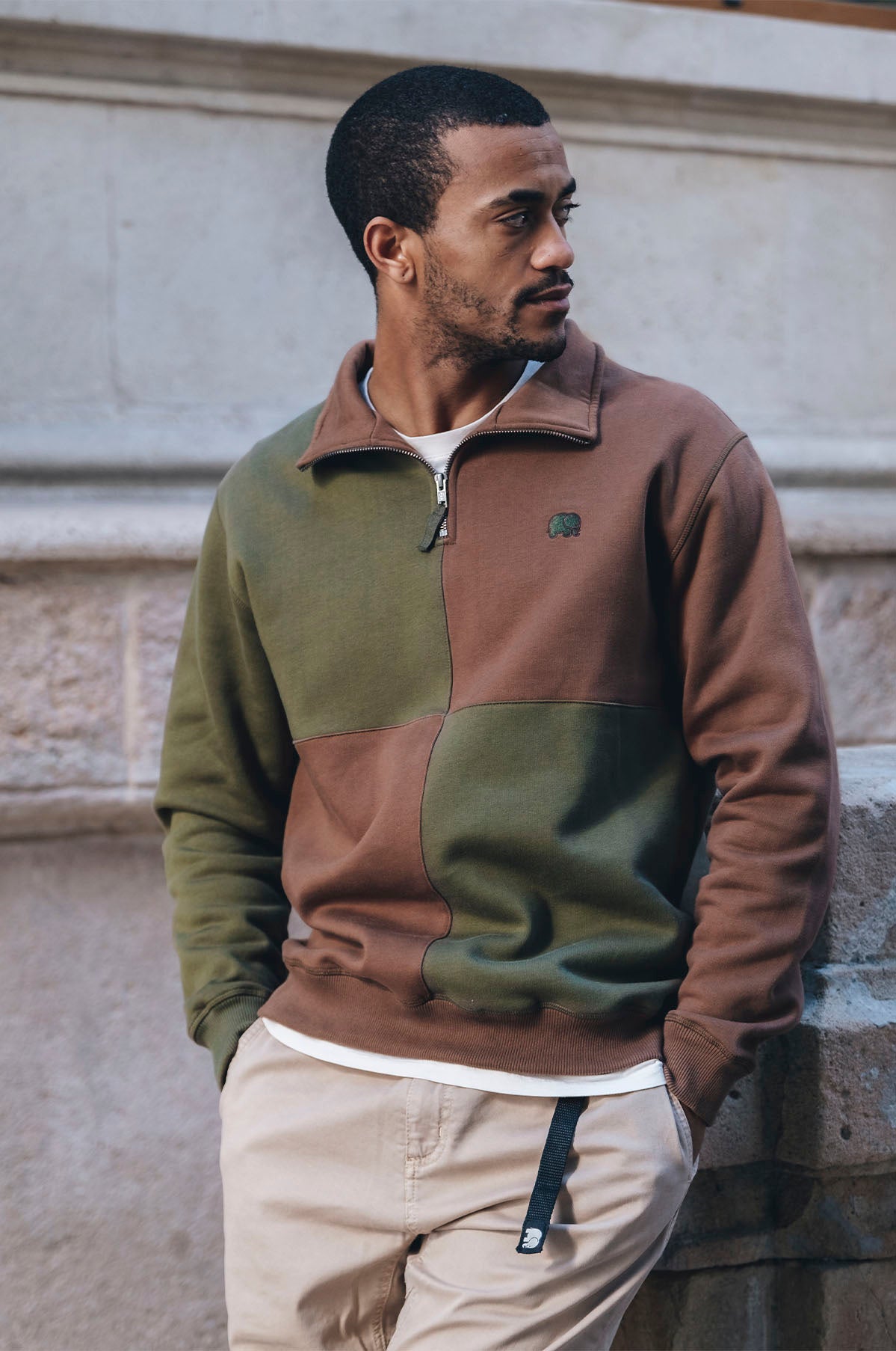 Sweater cheap color block