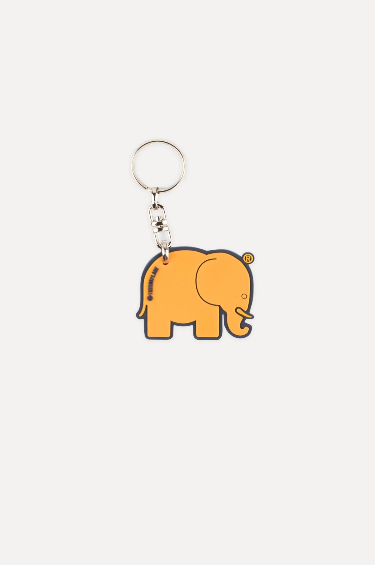 Silhouette avant d'un porte-clés éléphant bleu | TP_IMAGE_TYPE=SILHOUETTE_FRONT
