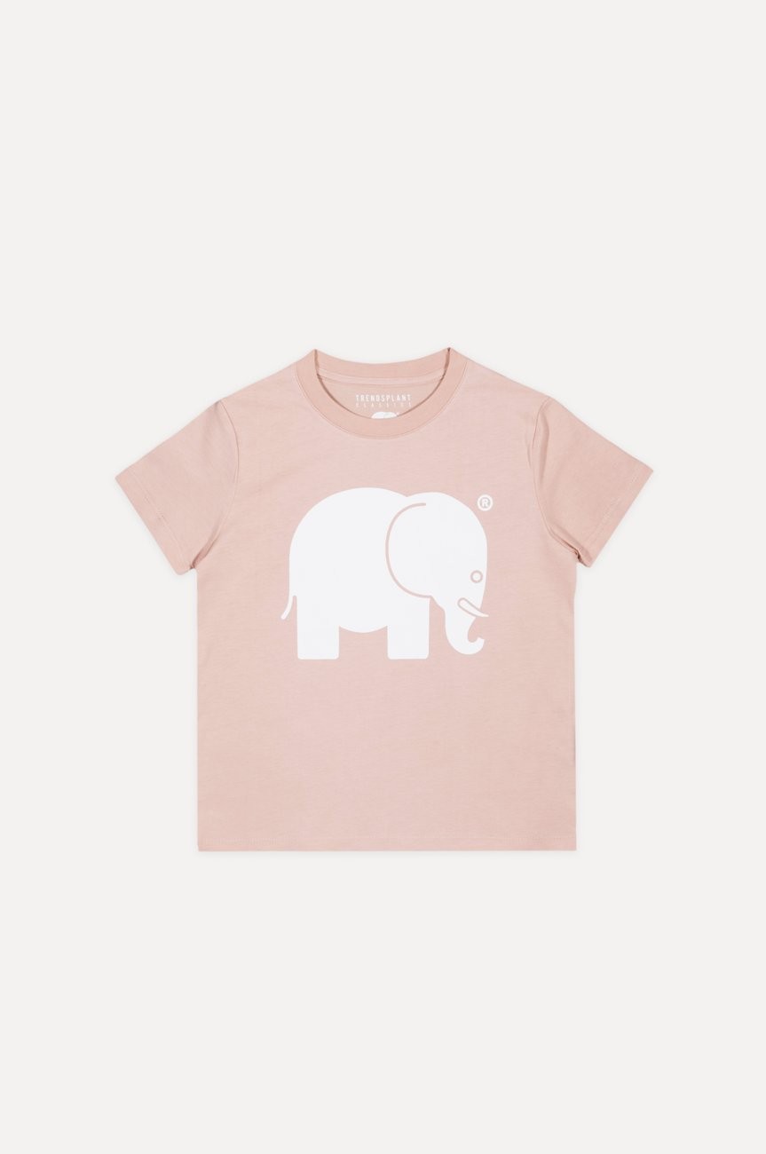 Camiseta Orgánica Clásica Niño Pale Pink