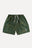 Dogtown SEAQUAL®YARN Swim Trunks in green with colorful patterns and a logo on the front | TP_IMAGE_TYPE=SILHOUETTE_FRONT