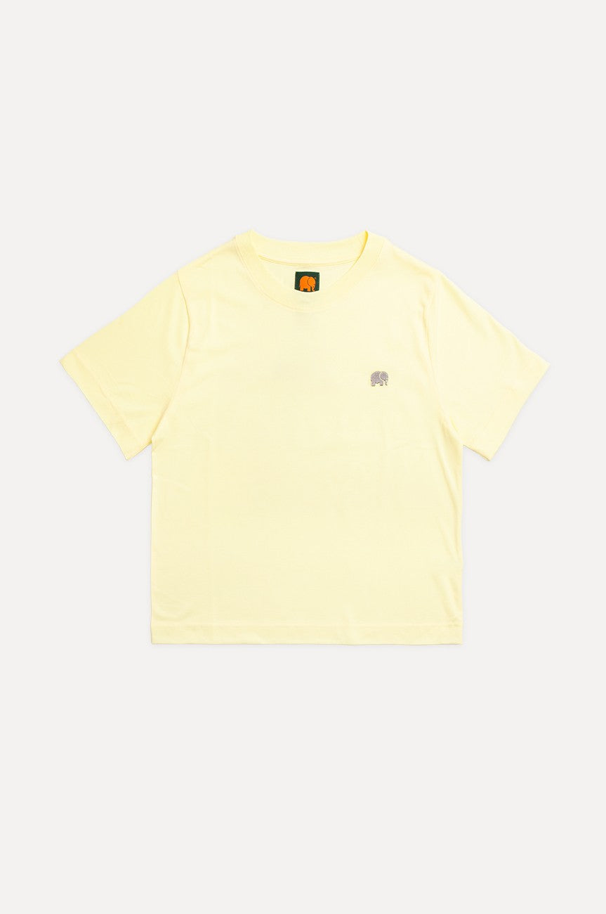 Women's Frozen Yellow Organic Essential T-Shirt