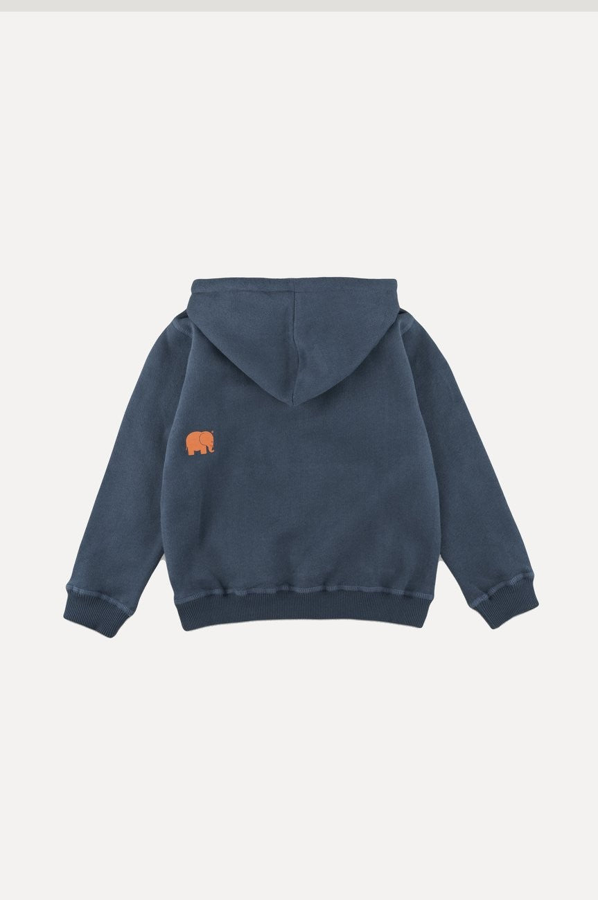Silhouette arrière du sweat à capuche Navajo Organic pour enfant Trendsplant Blue | TP_IMAGE_TYPE=SILHOUETTE_BACK
