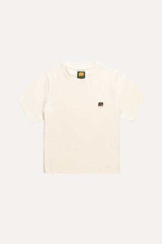 Silhouette frontale della T-Shirt Organic Essential da donna Natural | TP_IMAGE_TYPE=SILHOUETTE_FRONT