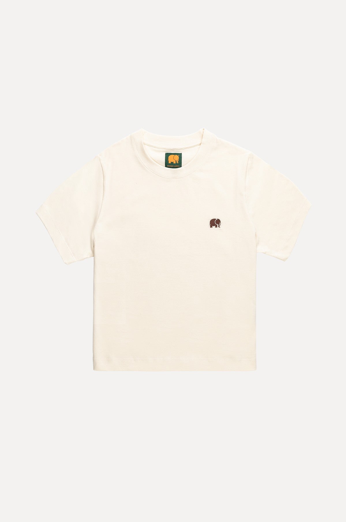 Silhouette frontale della T-Shirt Organic Essential da donna Natural | TP_IMAGE_TYPE=SILHOUETTE_FRONT