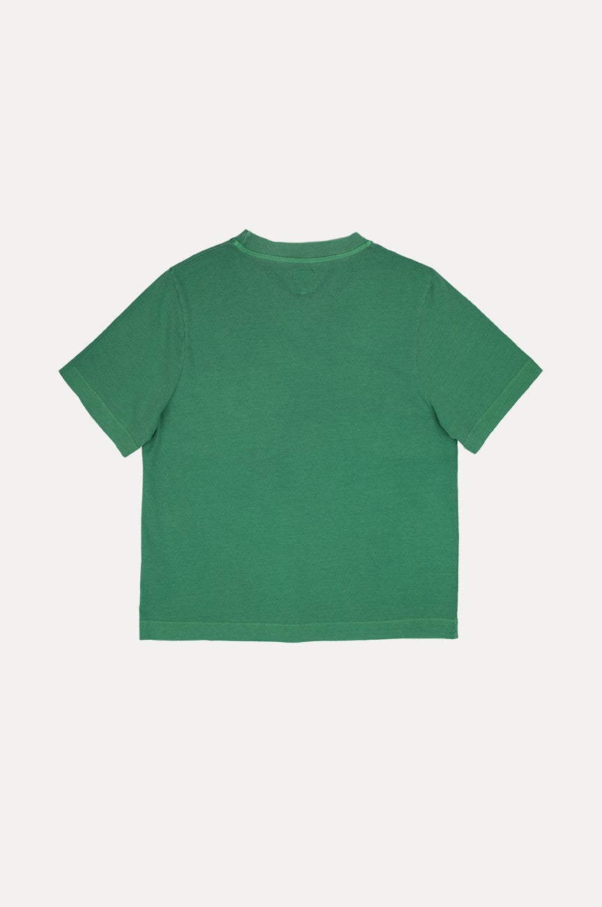 Women's Garceta Pigment Dyed T-Shirt Pebrella Green