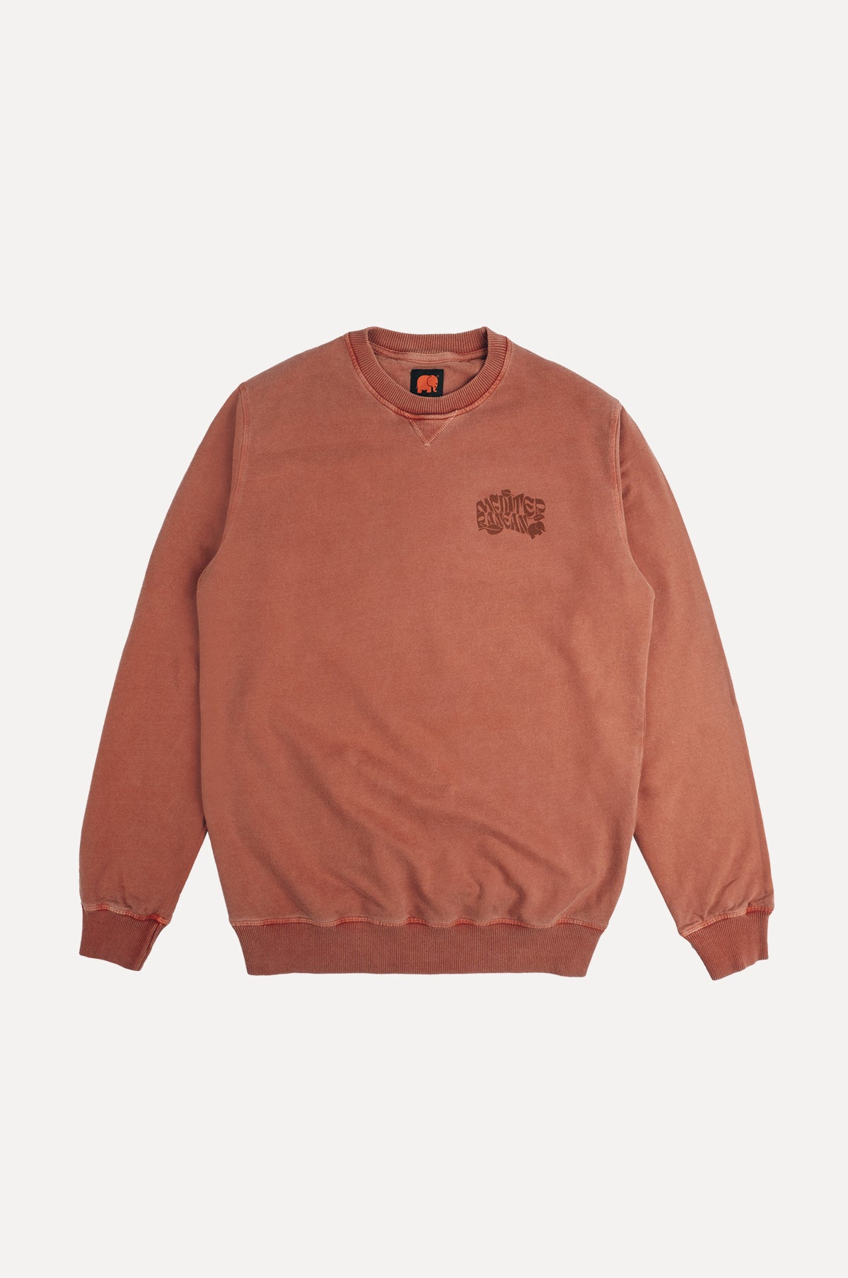 Burlat Pigment Dyed Sweater Fall Brown