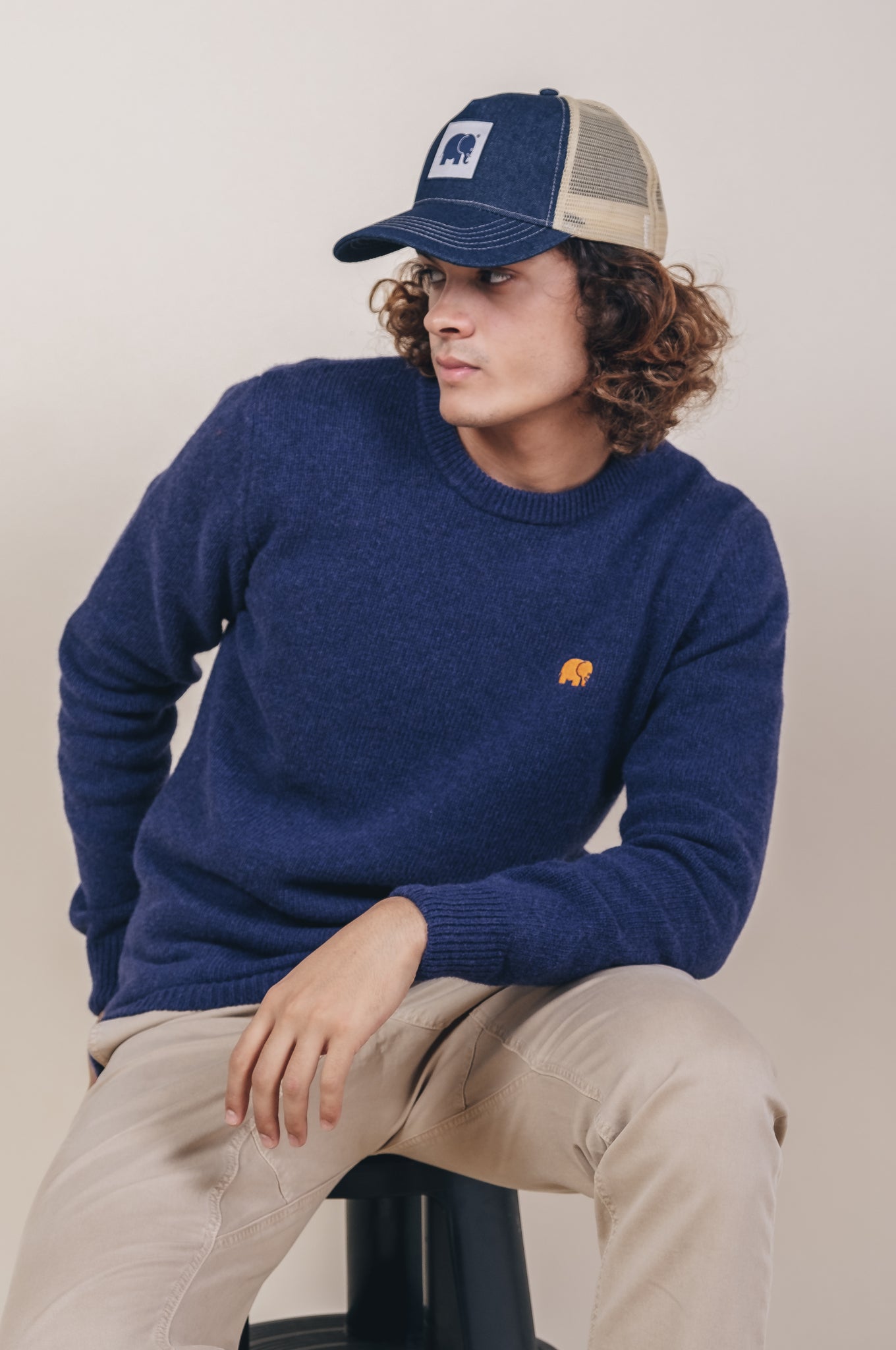 Sella Knit Dark Ocean Blue