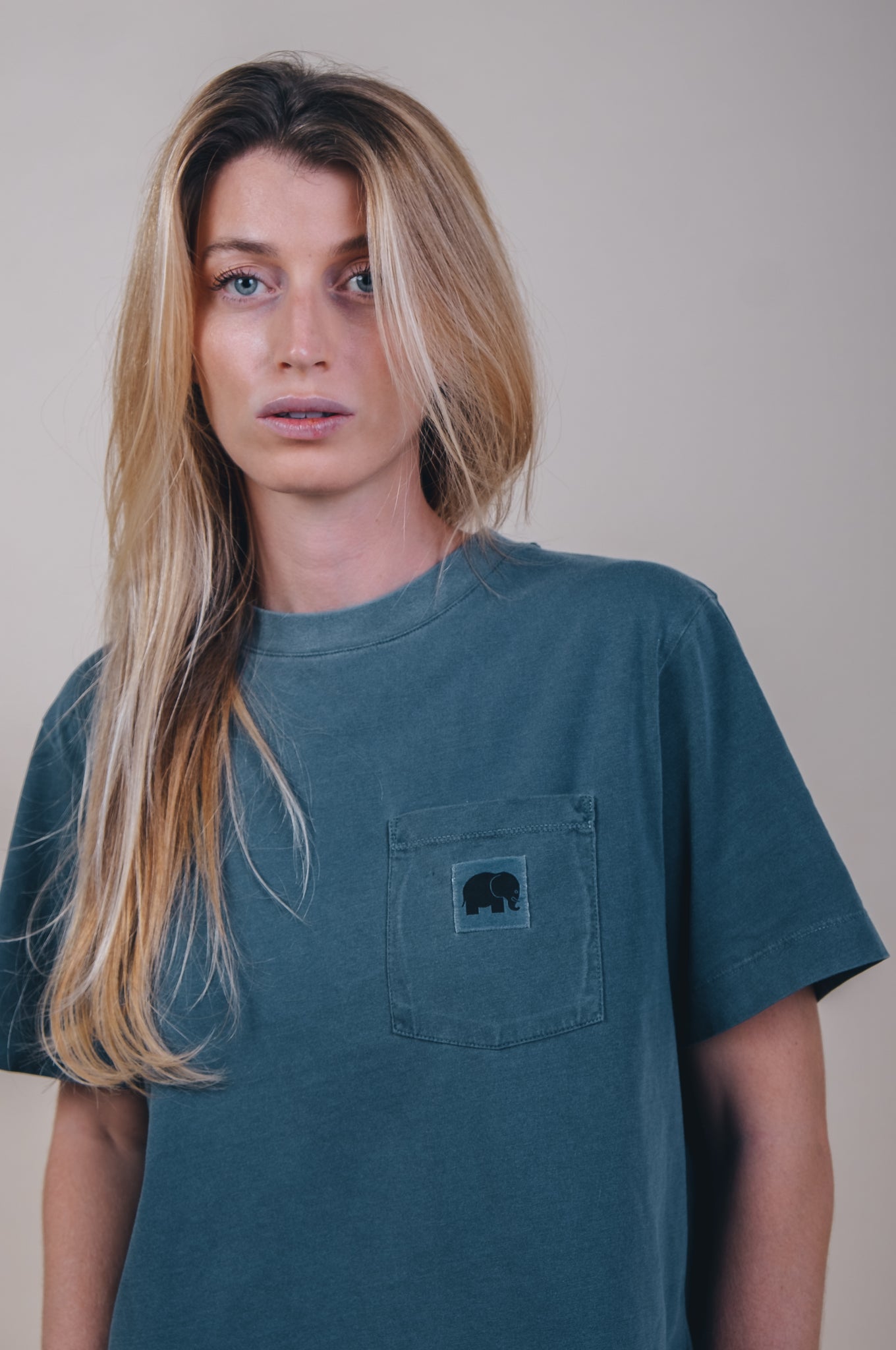 Women's Garceta Pigment Dyed T-Shirt Elm Green