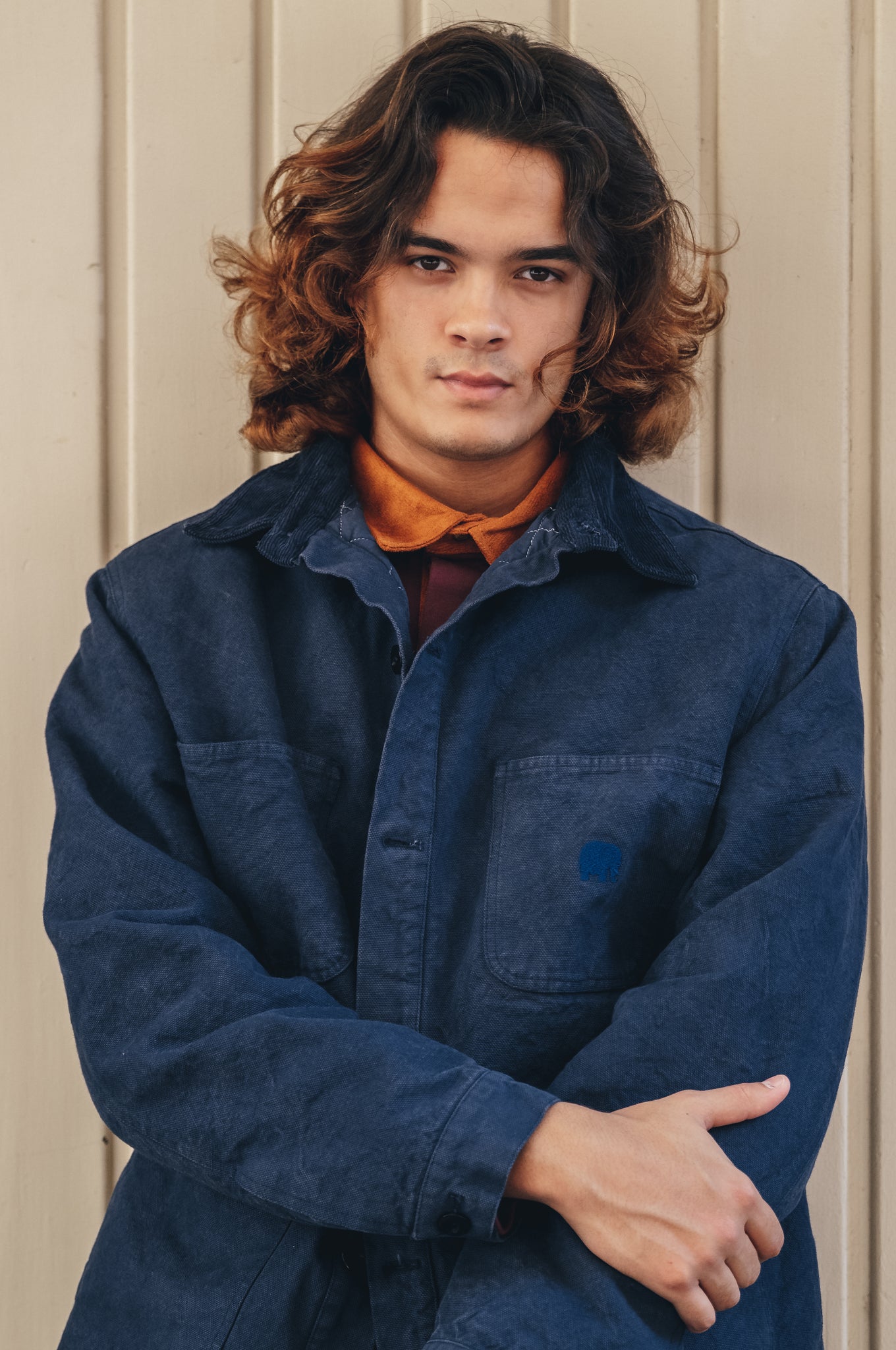 Organic Chore Jacket Navy