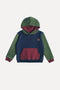 Sudadera Niño Capucha Color Block Trendsplant Blue