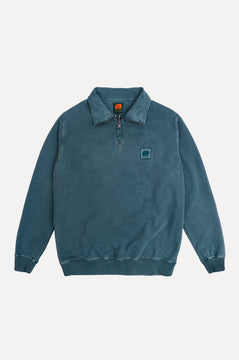 Sudadera Cremallera Pigment Sauce Elm Green