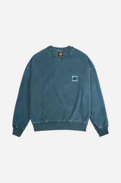 Sudadera Mujer Pigment Oversized Espliego Elm Green