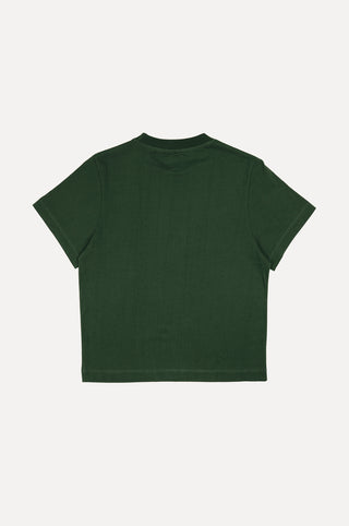 Silhouette de dos de la Women's Organic Essential T-Shirt en Kombu Green | TP_IMAGE_TYPE=SILHOUETTE_BACK