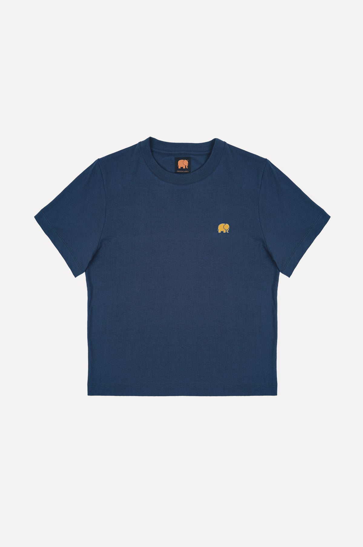 Silhouette de face du t-shirt essentiel bio pour femme en Trendsplant Blue | TP_IMAGE_TYPE=SILHOUETTE_FRONT
