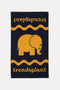 Waves SEAQUAL®YARN-Recycled Cotton Towel Navy